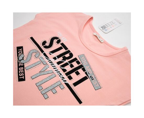 Футболка дитяча Breeze "STREET STYLE" (14309-116G-peach), зображення 3 Футболка дитяча Breeze "STREET STYLE" (14309-116G-peach), зображення 3