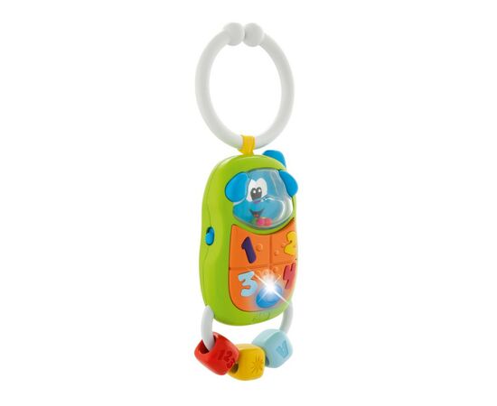 Игрушка-подвеска Chicco Puppy Phone (09708.00), изображение 2 Игрушка-подвеска Chicco Puppy Phone (09708.00), изображение 2