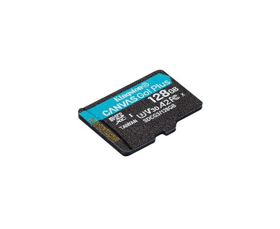 Карта памяти Kingston 128GB microSD class 10 UHS-I U3 A2 Canvas Go Plus (SDCG3/128GBSP), изображение 2 Карта памяти Kingston 128GB microSD class 10 UHS-I U3 A2 Canvas Go Plus (SDCG3/128GBSP), изображение 2