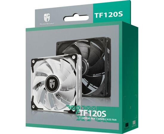 Кулер для корпуса Deepcool GAMER STORM TF120S WHITE (TF120S WHITE), изображение 5 Кулер для корпуса Deepcool GAMER STORM TF120S WHITE (TF120S WHITE), изображение 5