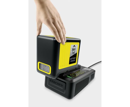 Аккумулятор к электроинструменту Karcher 36 V 5 Ah, набор с быстрозарядным ЗУ (2.445-065.0), изображение 5 Аккумулятор к электроинструменту Karcher 36 V 5 Ah, набор с быстрозарядным ЗУ (2.445-065.0), изображение 5