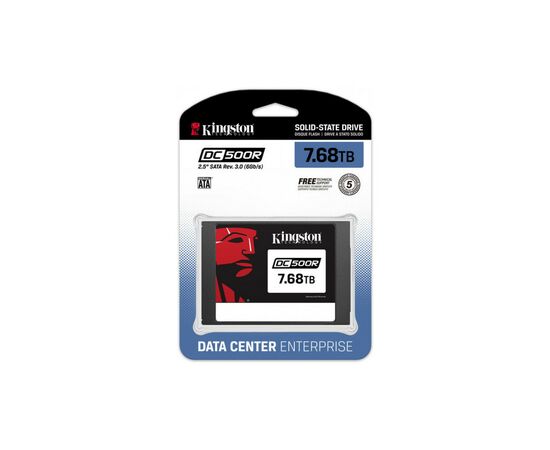 Накопитель SSD 2.5" 7.68TB Kingston (SEDC500R/7680G), изображение 3 Накопитель SSD 2.5" 7.68TB Kingston (SEDC500R/7680G), изображение 3