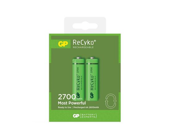 Акумулятор Gp AA R6 Recyko+ 2700mAh * 2 (270AAHCE-2GBE2 / 4891199077746)