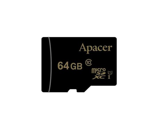 Карта пам'яті Apacer 64GB microSDXC Class10 UHS-I (AP64GMCSX10U1-RA)