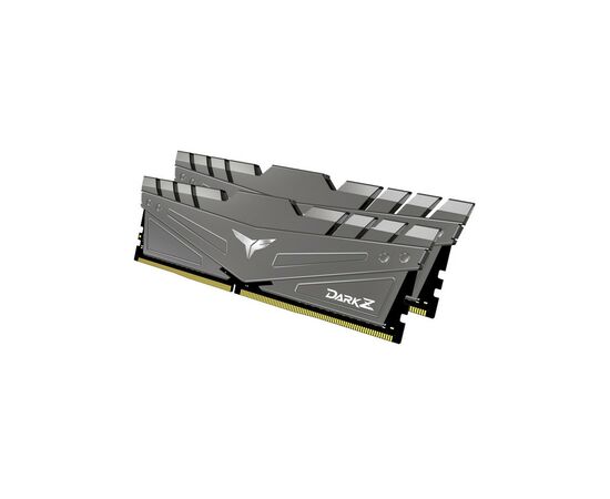 Модуль памяти для компьютера DDR4 16GB (2x8GB) 3200 MHz T-Force Dark Z Gray Team (TDZGD416G3200HC16CDC01), изображение 2 Модуль памяти для компьютера DDR4 16GB (2x8GB) 3200 MHz T-Force Dark Z Gray Team (TDZGD416G3200HC16CDC01), изображение 2