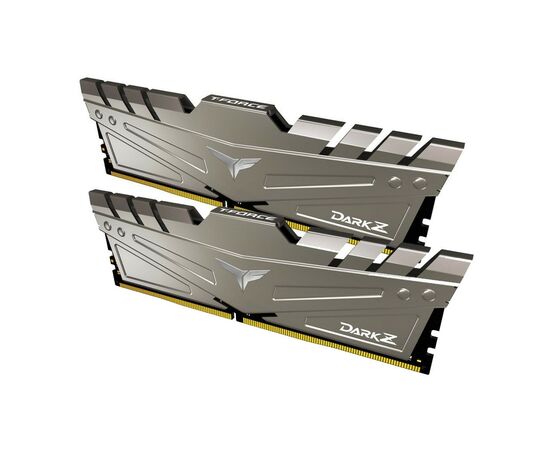 Модуль памяти для компьютера DDR4 16GB (2x8GB) 3200 MHz T-Force Dark Z Gray Team (TDZGD416G3200HC16CDC01), изображение 3 Модуль памяти для компьютера DDR4 16GB (2x8GB) 3200 MHz T-Force Dark Z Gray Team (TDZGD416G3200HC16CDC01), изображение 3
