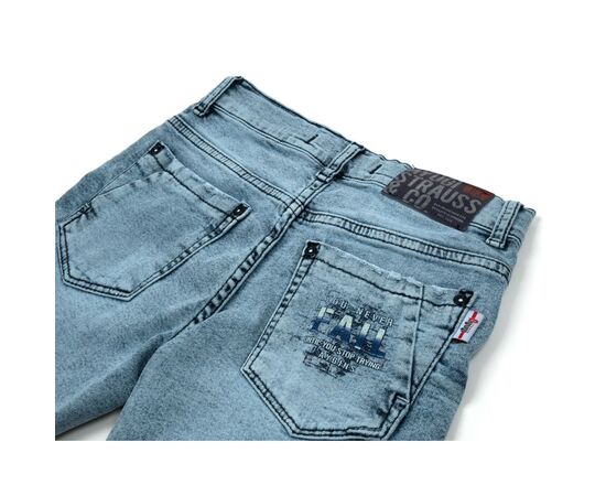 Шорты A-Yugi джинсовые (5260-152B-blue), изображение 4 Шорты A-Yugi джинсовые (5260-152B-blue), изображение 4