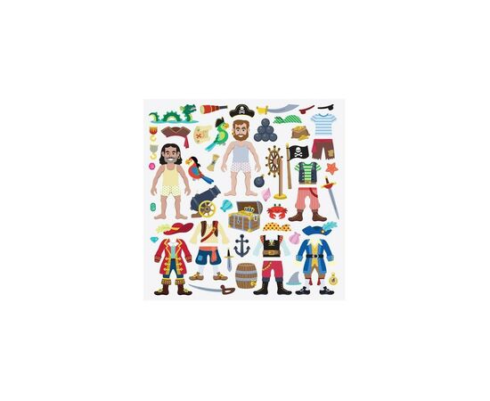 Набор для творчества Melissa&Doug Объемные наклейки Пираты (MD9102), изображение 2