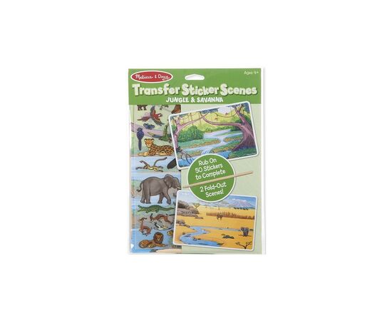 Набір для творчості Melissa&Doug Перевідні наліпки Джунглі і Саванна (MD9532)