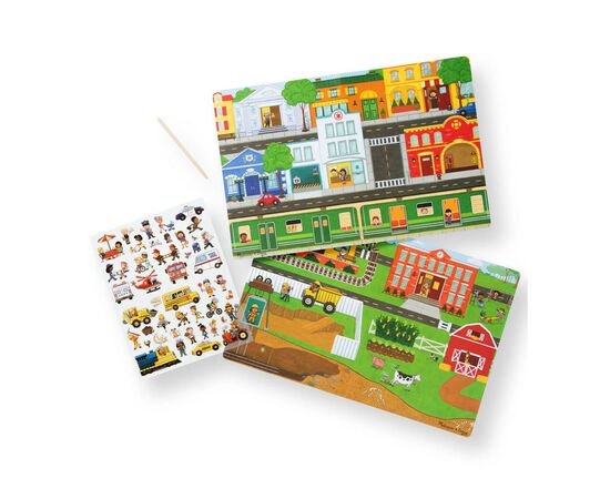 Набор для творчества Melissa&Doug Переводные наклейки Вокруг дома (MD9530), изображение 3 Набор для творчества Melissa&Doug Переводные наклейки Вокруг дома (MD9530), изображение 3