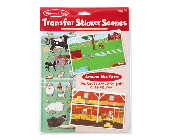Набір для творчості Melissa&Doug Перевідні наліпки Ферма (MD9531)
