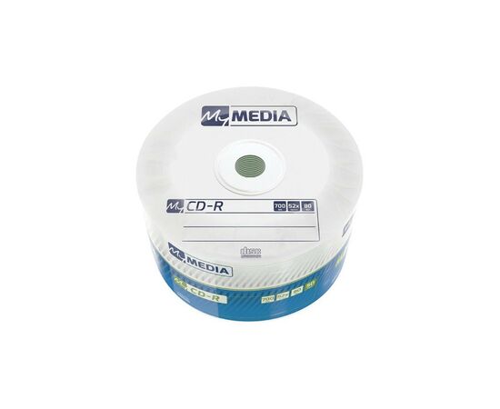 Диск CD MyMedia CD-R 700Mb 52x MATT SILVER Wrap 50 (69201)