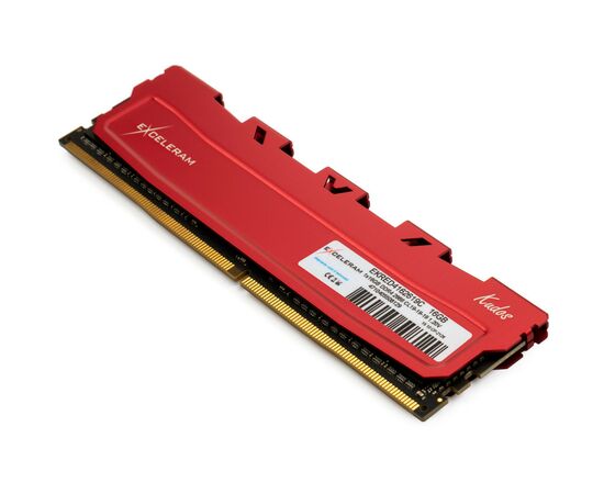 Модуль пам'яті для комп'ютера DDR4 16GB 2666 MHz Red Kudos eXceleram (EKRED4162619C), зображення 2 Модуль пам'яті для комп'ютера DDR4 16GB 2666 MHz Red Kudos eXceleram (EKRED4162619C), зображення 2