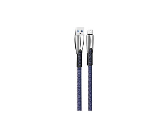 Дата кабель USB 2.0 AM to Micro 5P 1.0m zinc alloy blue ColorWay (CW-CBUM011-BL), изображение 2 Дата кабель USB 2.0 AM to Micro 5P 1.0m zinc alloy blue ColorWay (CW-CBUM011-BL), изображение 2