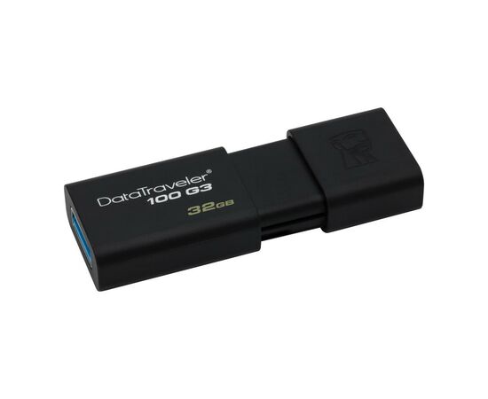 USB флеш накопитель Kingston 2x32GB DataTraveler 100 G3 USB 3.1 (DT100G3/32GB-2P), изображение 2 USB флеш накопитель Kingston 2x32GB DataTraveler 100 G3 USB 3.1 (DT100G3/32GB-2P), изображение 2