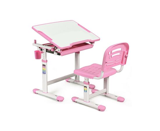 Парта со стулом Evo-kids Evo-06 Pink