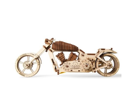 Конструктор Ugears механический Байк VM-02 (70051), изображение 2 Конструктор Ugears механический Байк VM-02 (70051), изображение 2