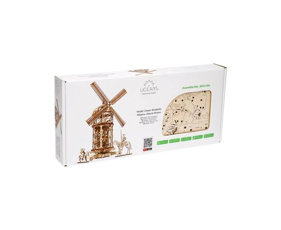 Конструктор Ugears механический Башня-Мельница (70055), изображение 7 Конструктор Ugears механический Башня-Мельница (70055), изображение 7