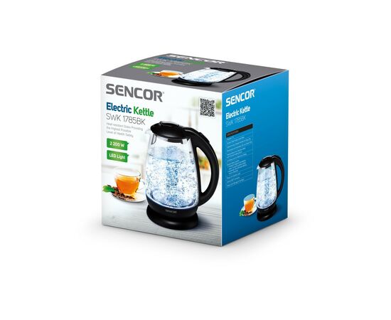 Электрочайник Sencor SWK 1785 BK (SWK1785BK), изображение 3 Электрочайник Sencor SWK 1785 BK (SWK1785BK), изображение 3
