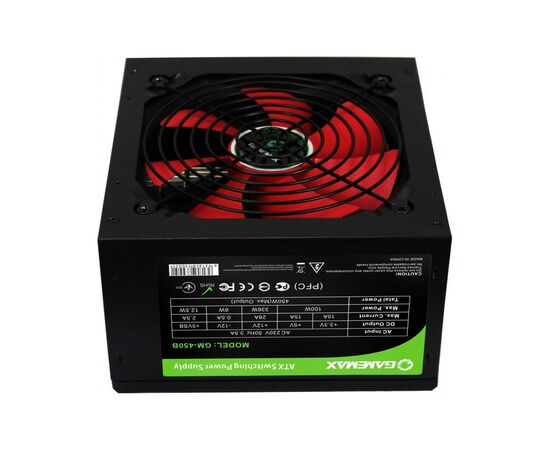 Блок питания Gamemax 450W (GM-450B), изображение 2 Блок питания Gamemax 450W (GM-450B), изображение 2