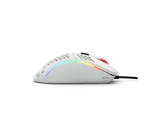 Мышка Glorious Model O RGB USB White (GO-White), изображение 2 Мышка Glorious Model O RGB USB White (GO-White), изображение 2