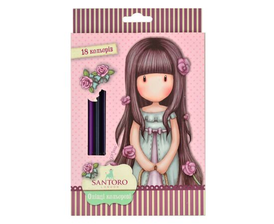 Карандаши цветные Yes Santoro Rosebud 18 цв (290567)