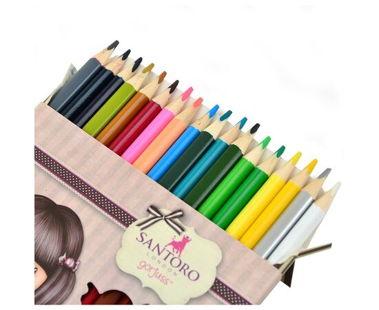 Олівці кольорові Yes Santoro Candy 18 шт. 36 кольорів (290566), зображення 2 Олівці кольорові Yes Santoro Candy 18 шт. 36 кольорів (290566), зображення 2