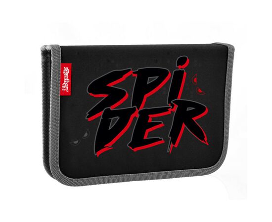 Пенал 1 вересня Spider твердий одинарний з клапаном (532823)