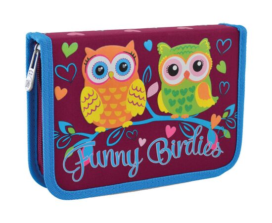 Пенал Yes Funny Birdies твердий одинарний з клапаном (532156)