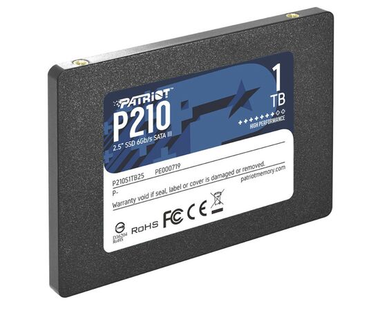 Накопитель SSD 2.5" 1TB Patriot (P210S1TB25), изображение 2 Накопитель SSD 2.5" 1TB Patriot (P210S1TB25), изображение 2