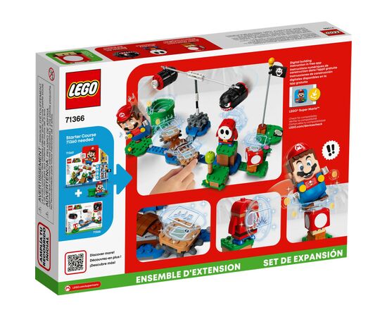 Конструктор LEGO Super Mario Огневой налёт Билла-банзай дополнительный набор (71366), изображение 8 Конструктор LEGO Super Mario Огневой налёт Билла-банзай дополнительный набор (71366), изображение 8