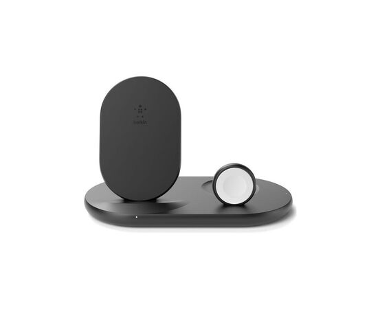 Зарядное устройство Belkin 3-in-1 Wireless Pad/Stand/Apple Watch, black (WIZ001VFBK)