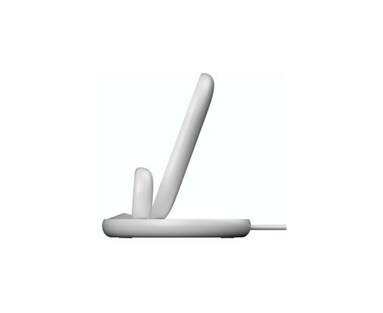 Зарядное устройство Belkin 3-in-1 Wireless Pad/Stand/Apple Watch, white (WIZ001VFWH), изображение 3 Зарядное устройство Belkin 3-in-1 Wireless Pad/Stand/Apple Watch, white (WIZ001VFWH), изображение 3