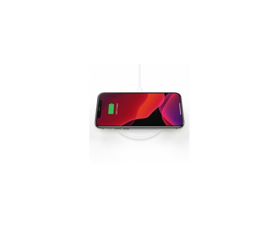 Зарядное устройство Belkin Pad Wireless Charging Qi, 10W, white (WIA001VFWH), изображение 4 Зарядное устройство Belkin Pad Wireless Charging Qi, 10W, white (WIA001VFWH), изображение 4