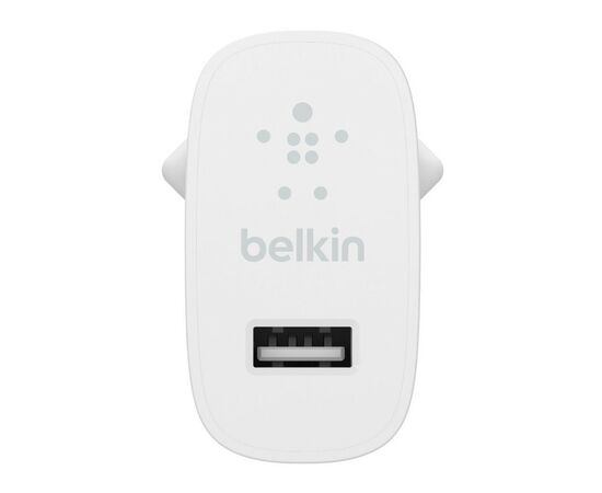 Зарядное устройство Belkin (12W) USB-A 2.4A, white (WCA002VFWH), изображение 2 Зарядное устройство Belkin (12W) USB-A 2.4A, white (WCA002VFWH), изображение 2
