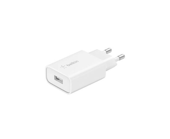 Зарядное устройство Belkin (18W) USB-A 3A, QC3, white (WCA001VFWH)