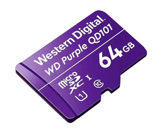 Карта памяти WD 64GB microSDXC class 10 UHS-I (WDD064G1P0C), изображение 2 Карта памяти WD 64GB microSDXC class 10 UHS-I (WDD064G1P0C), изображение 2