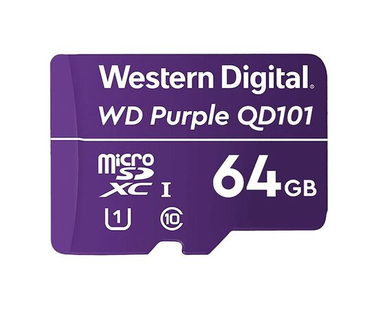 Карта памяти WD 64GB microSDXC class 10 UHS-I (WDD064G1P0C)
