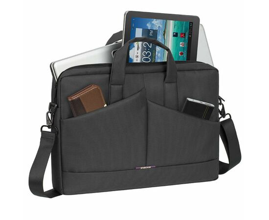 Сумка для ноутбука RivaCase 15.6" 8731 Grey (8731Grey), изображение 4 Сумка для ноутбука RivaCase 15.6" 8731 Grey (8731Grey), изображение 4
