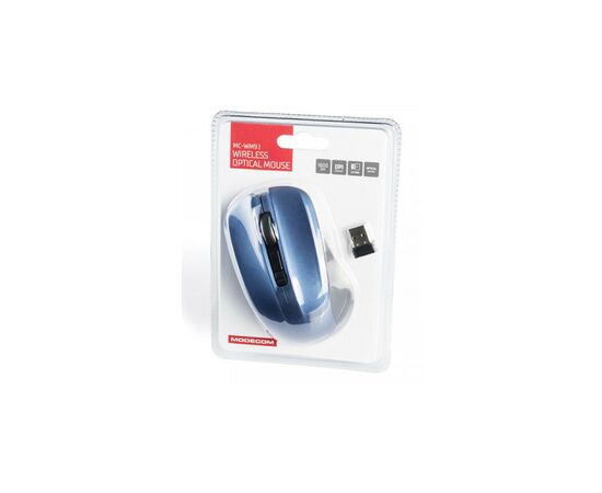 Мышка Modecom MC-M9.1 Wireless Blue (M-MC-0WM9.1-140), изображение 5 Мышка Modecom MC-M9.1 Wireless Blue (M-MC-0WM9.1-140), изображение 5