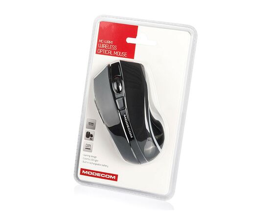 Мишка Modecom MC-WRM1 Wireless Black (M-MC-WRM1-100), зображення 6 Мишка Modecom MC-WRM1 Wireless Black (M-MC-WRM1-100), зображення 6