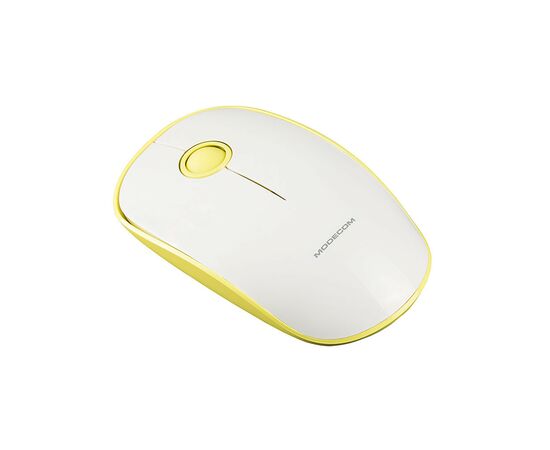 Мышка Modecom MC-WM112 Wireless Yellow-White (M-MC-WM112-290), изображение 3 Мышка Modecom MC-WM112 Wireless Yellow-White (M-MC-WM112-290), изображение 3