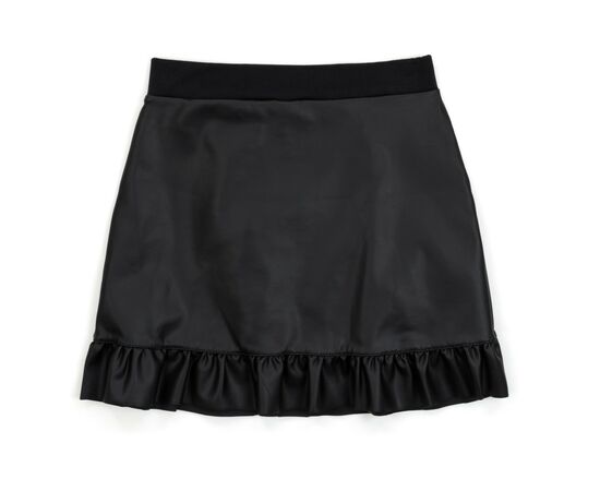 Юбка Lovetti с оборкой (6645-152G-black), изображение 2 Юбка Lovetti с оборкой (6645-152G-black), изображение 2