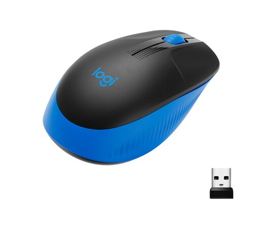 Мышка Logitech M190 Blue (910-005907), изображение 2 Мышка Logitech M190 Blue (910-005907), изображение 2