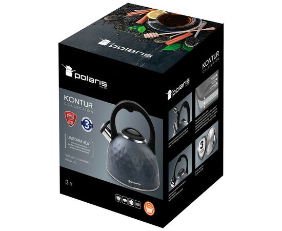 Чайник Polaris Kontur 3 л (Kontur-3L), изображение 5 Чайник Polaris Kontur 3 л (Kontur-3L), изображение 5