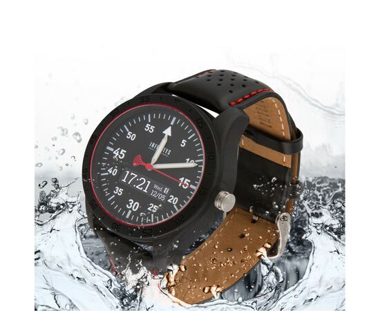 Смарт-часы Atrix INFINITYS X20 45mm Swiss Sport Chrono Black-leather Смарт-ча (swwpaii2sscbl), изображение 3 Смарт-часы Atrix INFINITYS X20 45mm Swiss Sport Chrono Black-leather Смарт-ча (swwpaii2sscbl), изображение 3