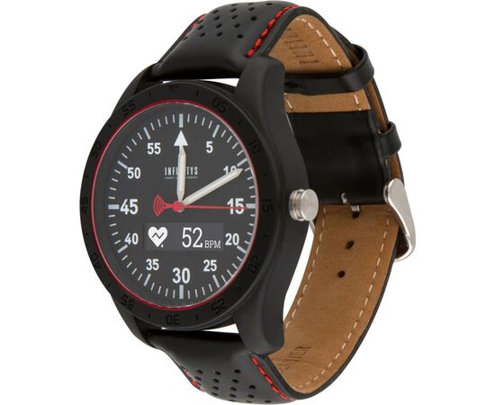 Смарт-часы Atrix INFINITYS X20 45mm Swiss Sport Chrono Black-leather Смарт-ча (swwpaii2sscbl)