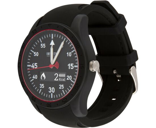 Смарт-часы Atrix INFINITYS X20 45mm Swiss Sport Chrono Black-silicone Смарт-ч (swwpaii2sscbs)