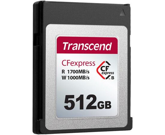 Карта памяти Transcend 512GB CFExpress 820 Type B (TS512GCFE820), изображение 2 Карта памяти Transcend 512GB CFExpress 820 Type B (TS512GCFE820), изображение 2
