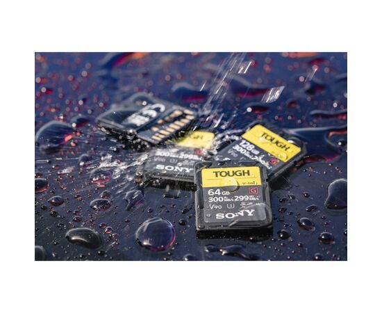 Карта памяти Sony 32GB SDHC class 10 UHS-II U3 V90 Tough (SF32TG), изображение 3 Карта памяти Sony 32GB SDHC class 10 UHS-II U3 V90 Tough (SF32TG), изображение 3
